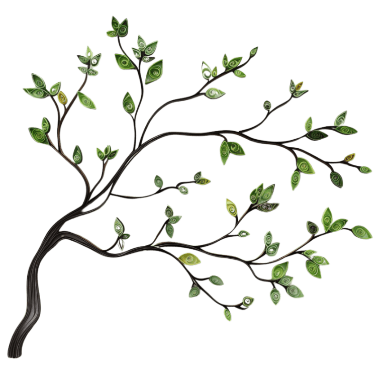 Branche avec feuilles